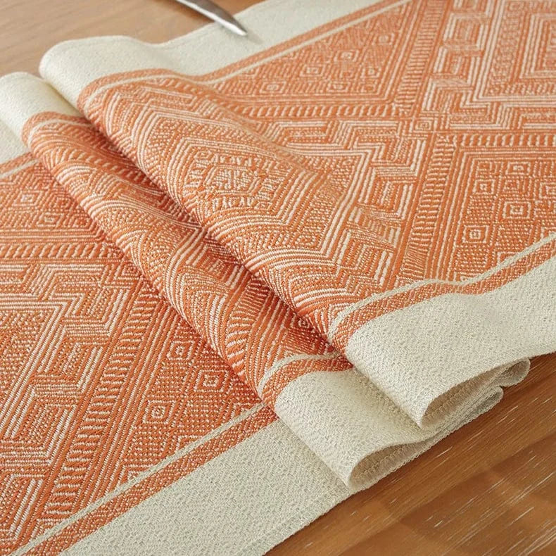 Chemin de Table Orange - Vitalité Énergisante Optimiste