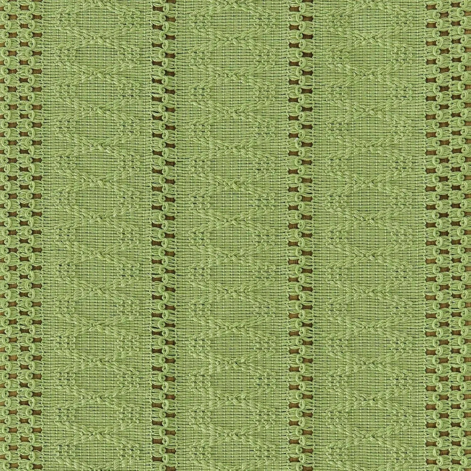 Chemin de Table Vert Olive - Tissage Méditerranéen Sophistiqué