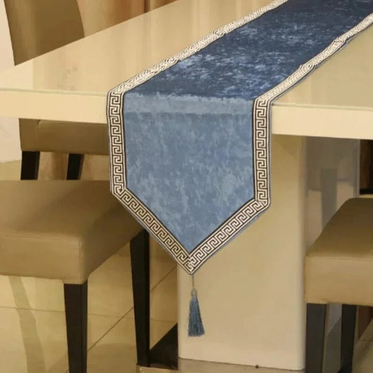 Chemin de Table bleu petrole – Sublimez votre table avec élégance