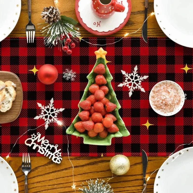 Chemin de Table Crèche - O Holy Night Tradition Lin