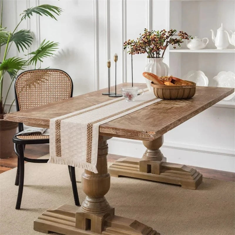 Chemin de Table Mariage Bohème - Rustique Chic