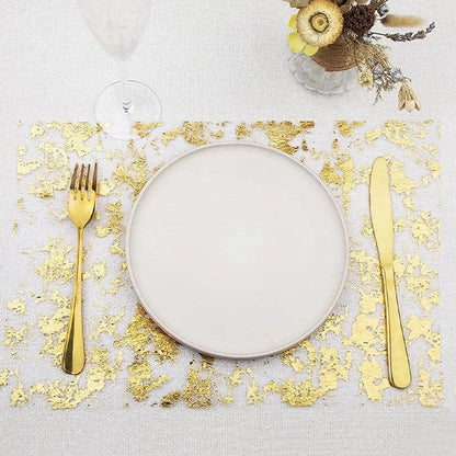 Chemin de Table Or Scintillant - Paillettes Métallique Luxe