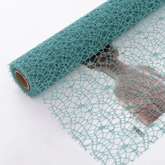 Chemin de Table Organza Turquoise - Évasion Marine Rafraîchissante