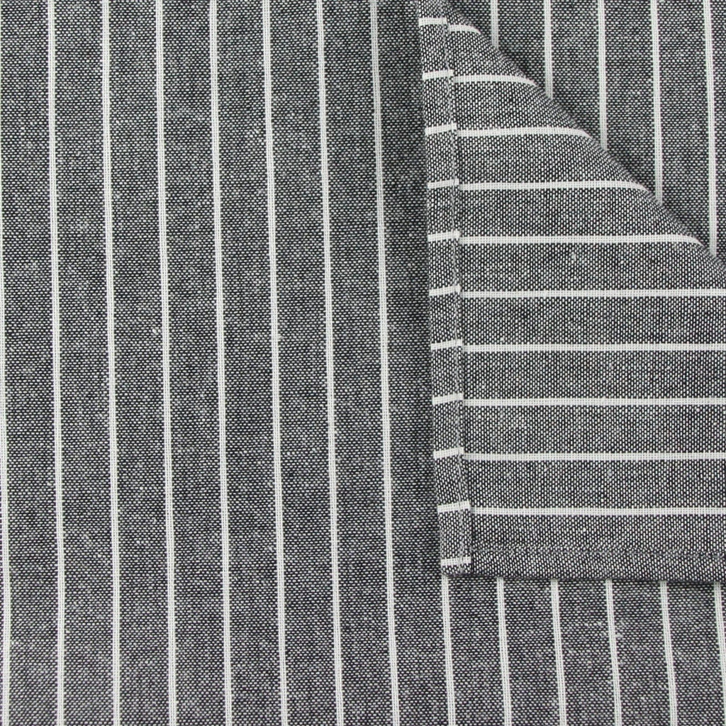 Lot de 12 Serviettes de Table à Rayures