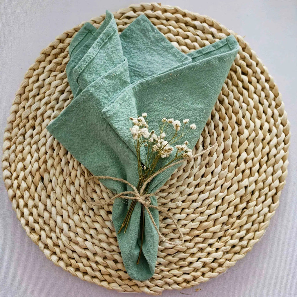 Lot de 4 Serviettes de Table en Coton