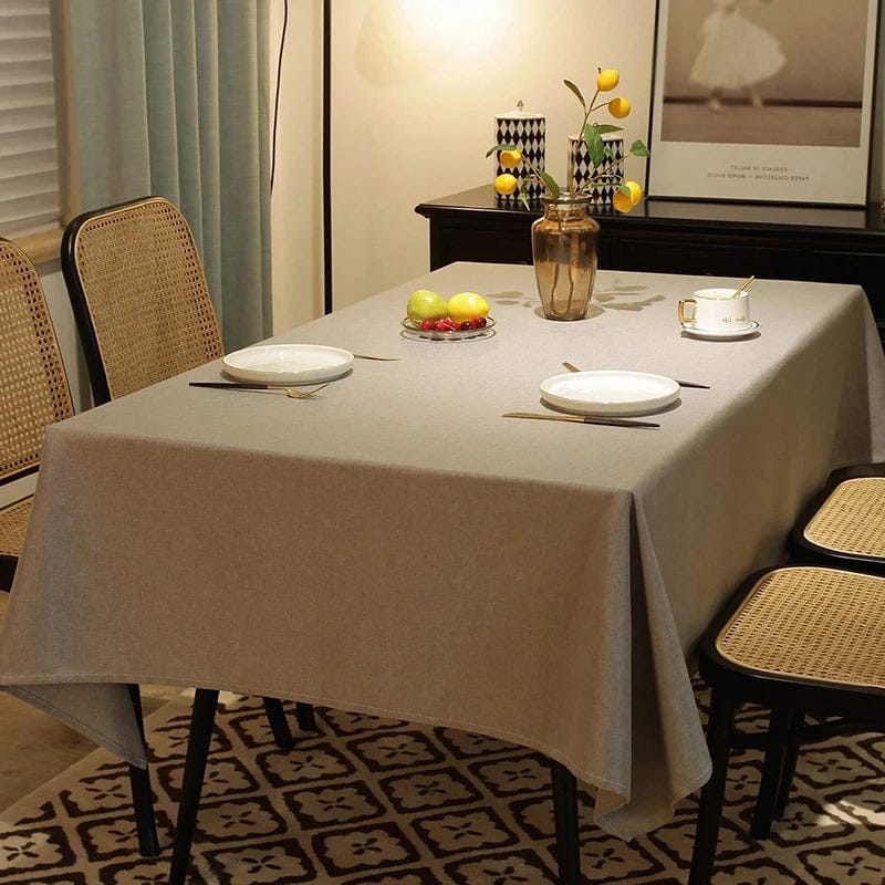 Nappe Coton Imperméable Durable Robuste - 3 Coloris Unis