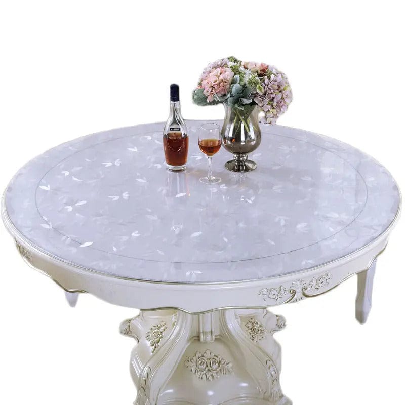 Nappe de Table Transparente Ronde - Protection PVC Cristal