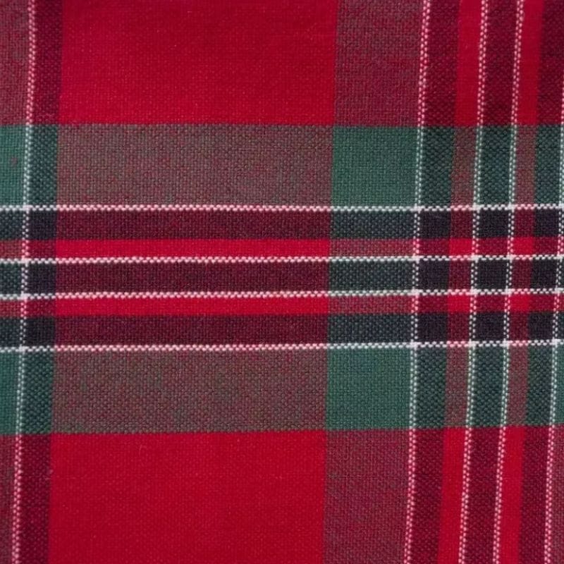 Serviettes de Table Écossaises - Tartan Rouge de Noël