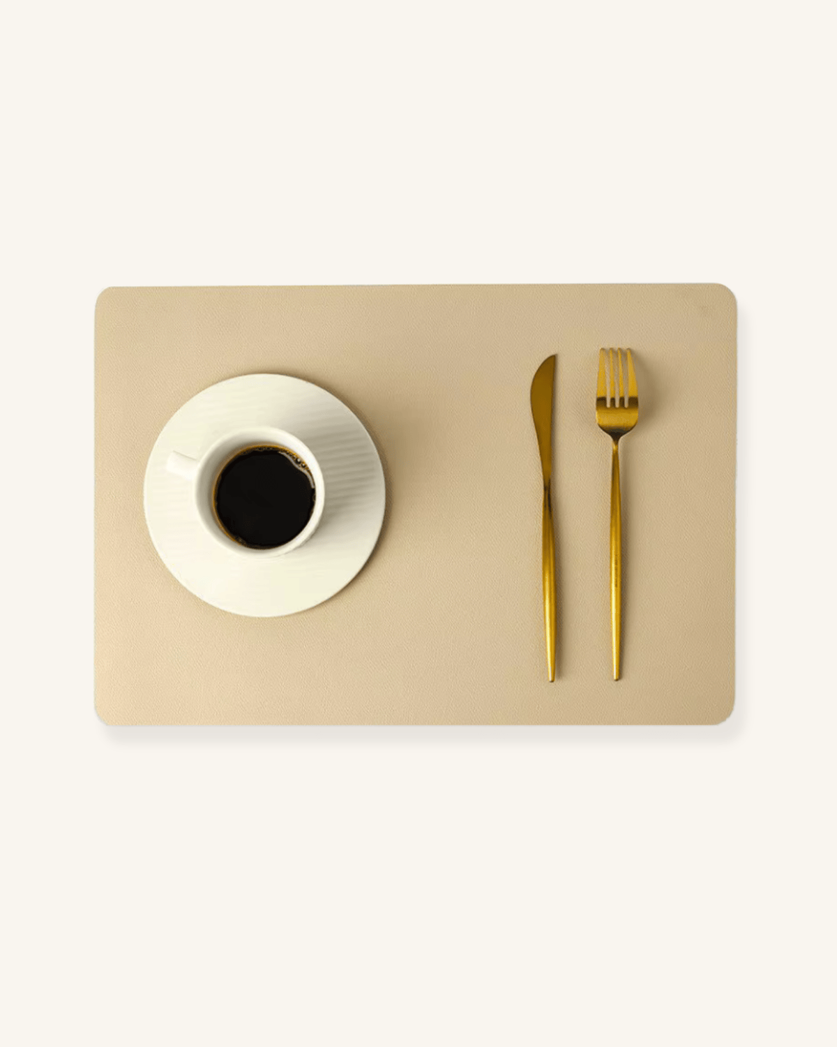 Set de table en cuir synthétique