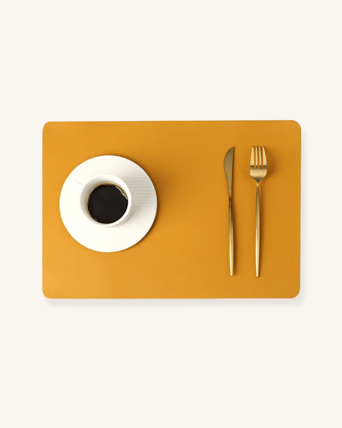 Set de table en cuir synthétique