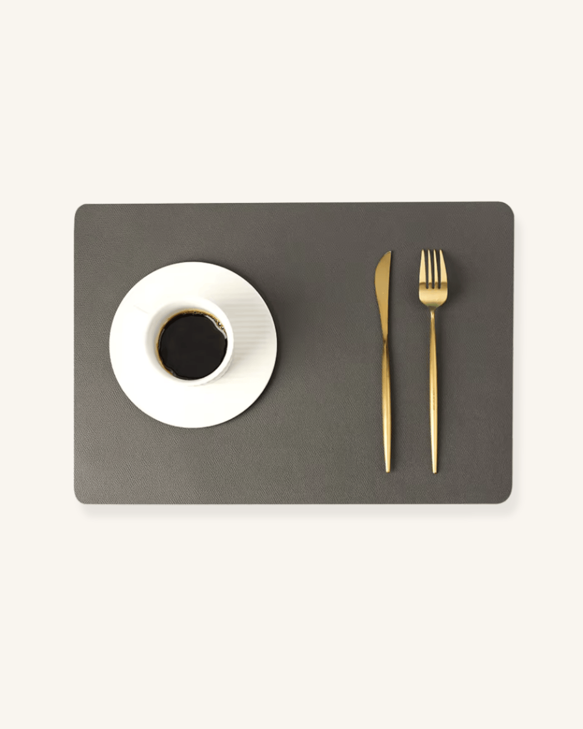 Set de table en cuir synthétique