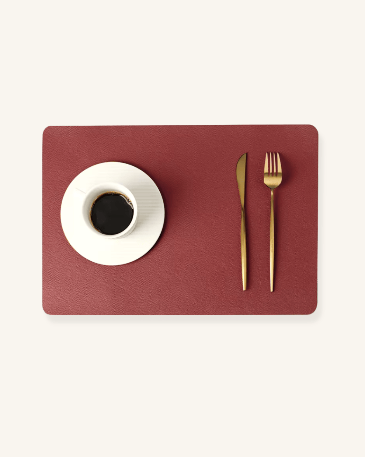 Set de table en cuir synthétique