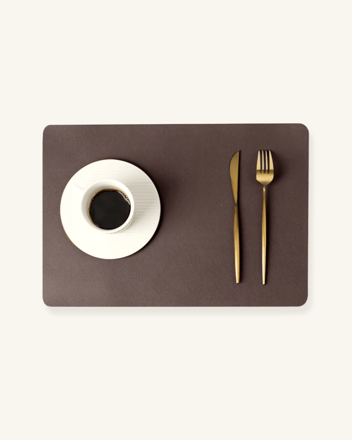 Set de table en cuir synthétique