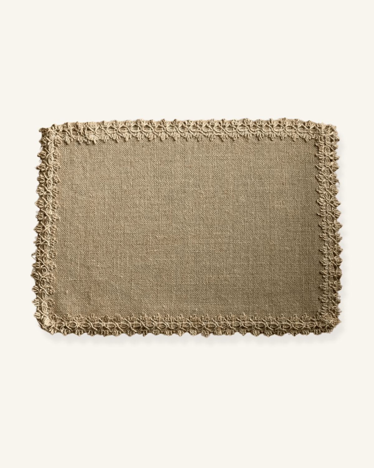 Set de table en jute rectangulaire