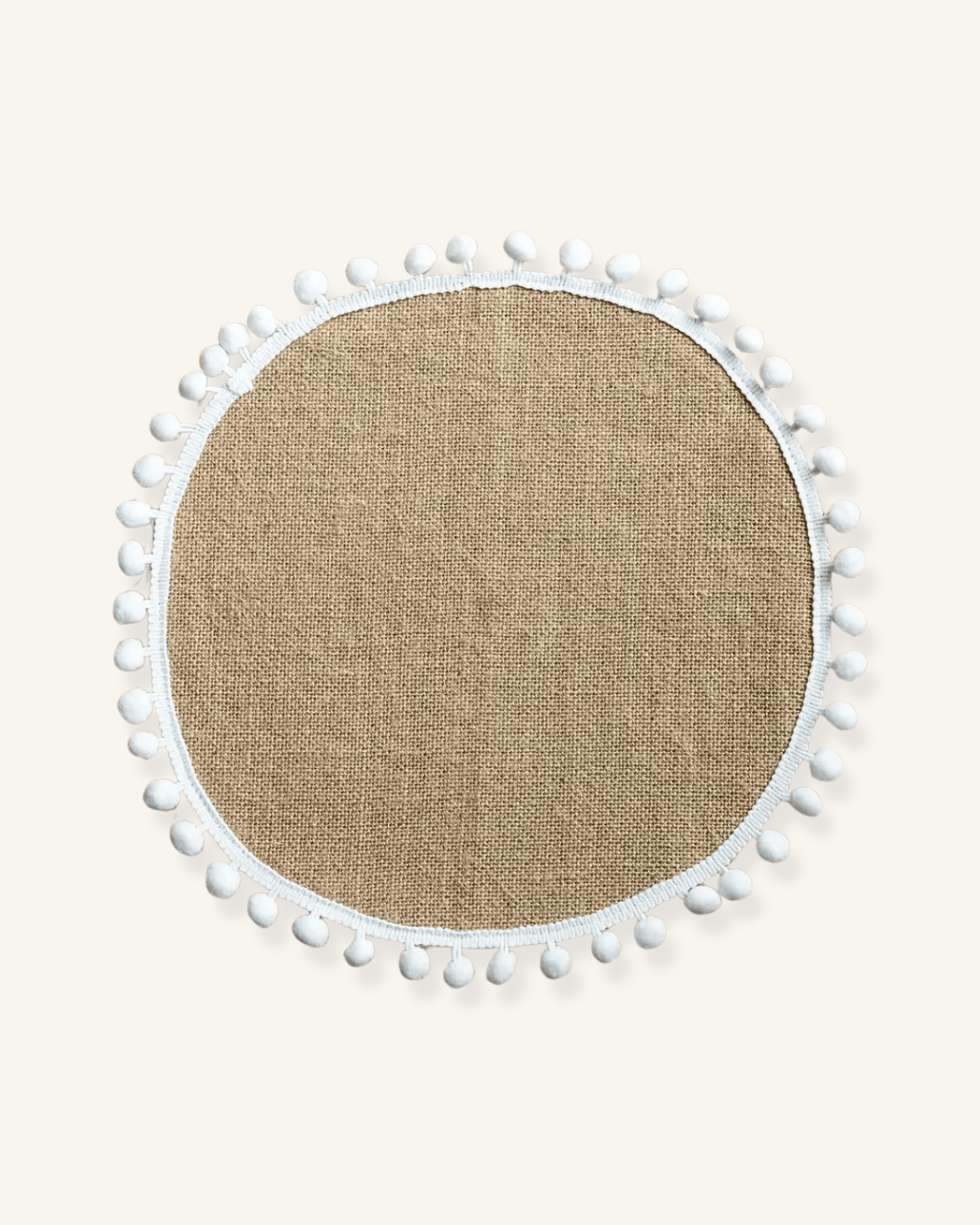 Set de table en jute rond