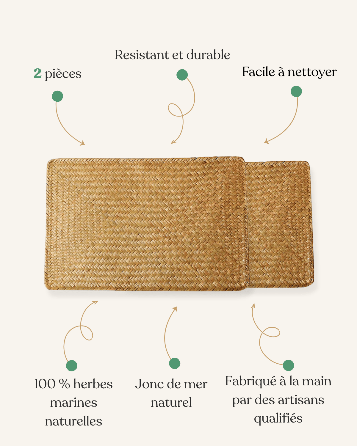 Set de table en osier