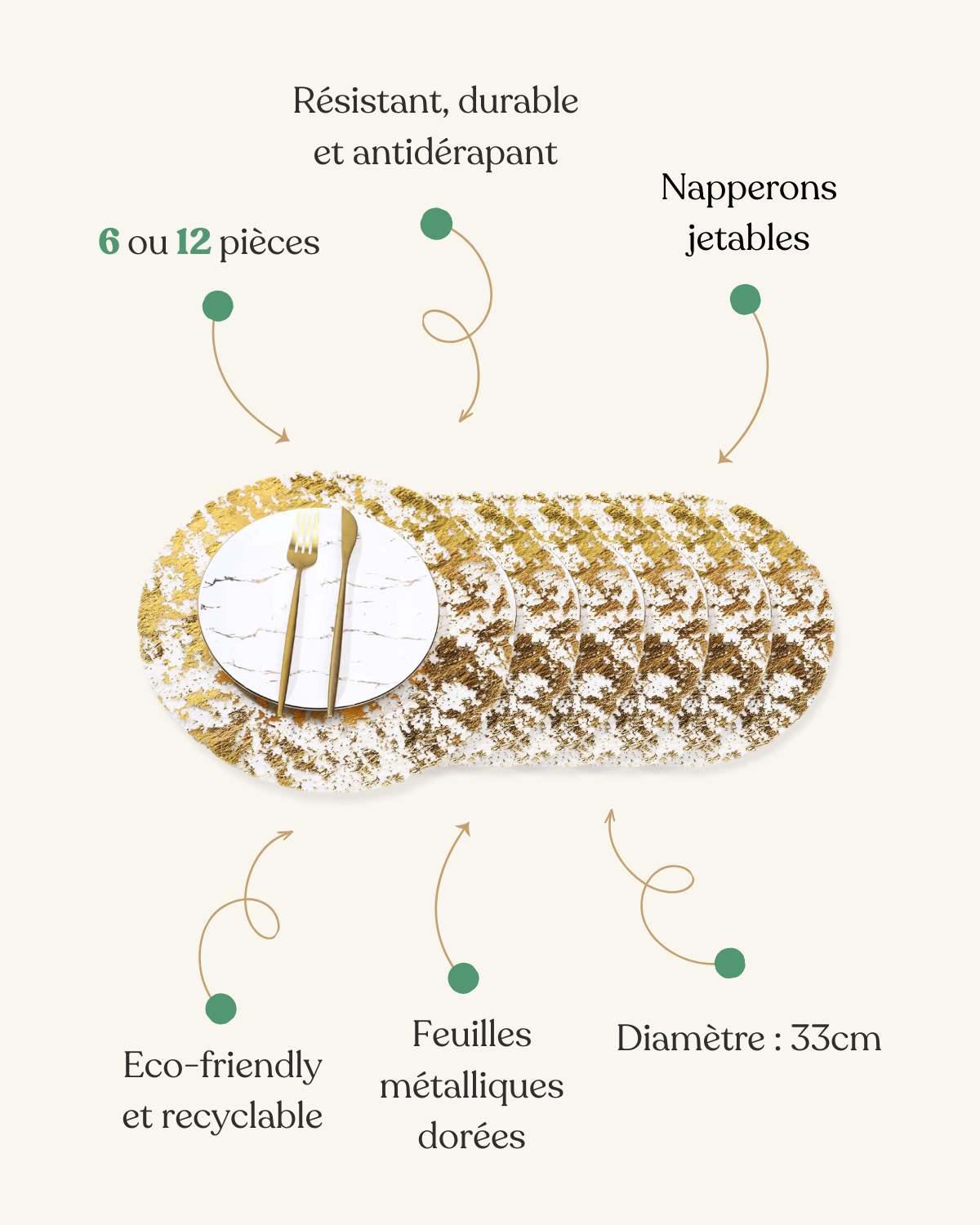 Set de table en papier