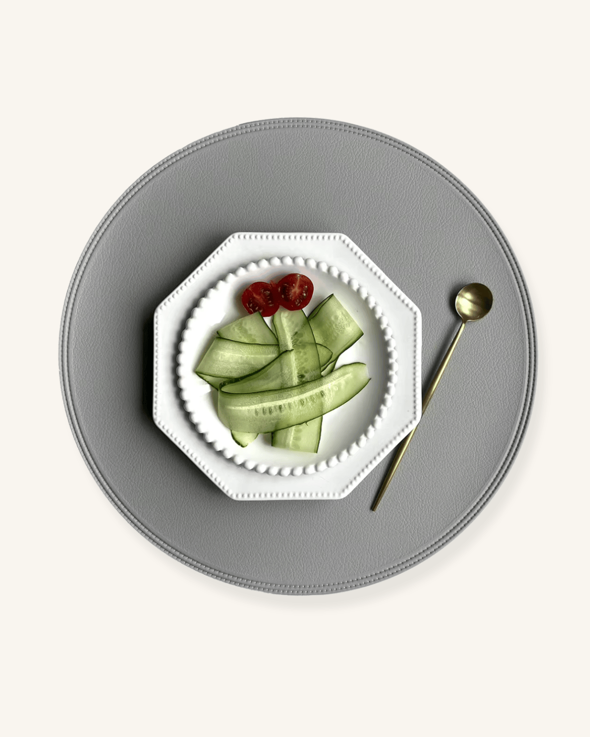 Set de table en simili cuir