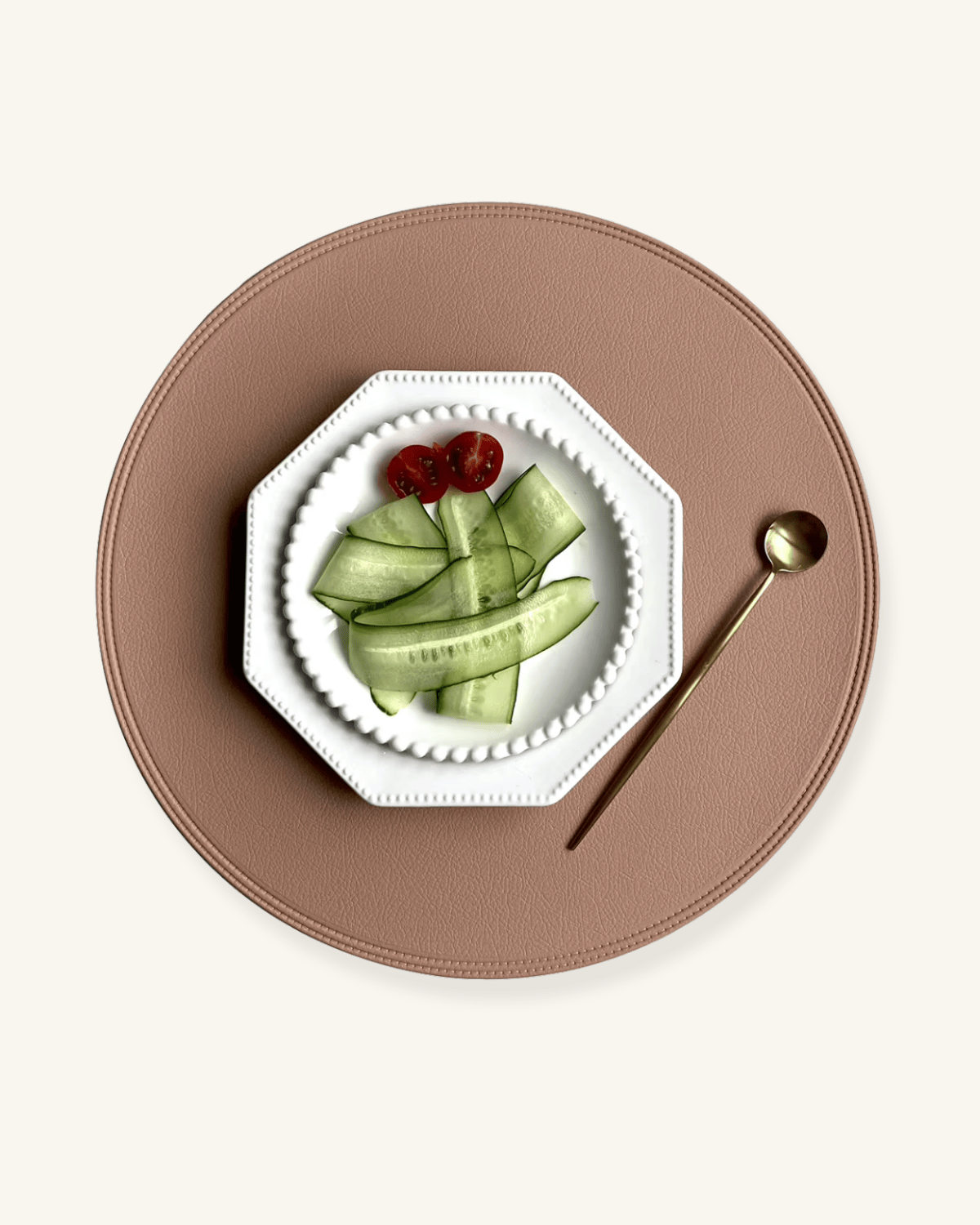 Set de table en simili cuir