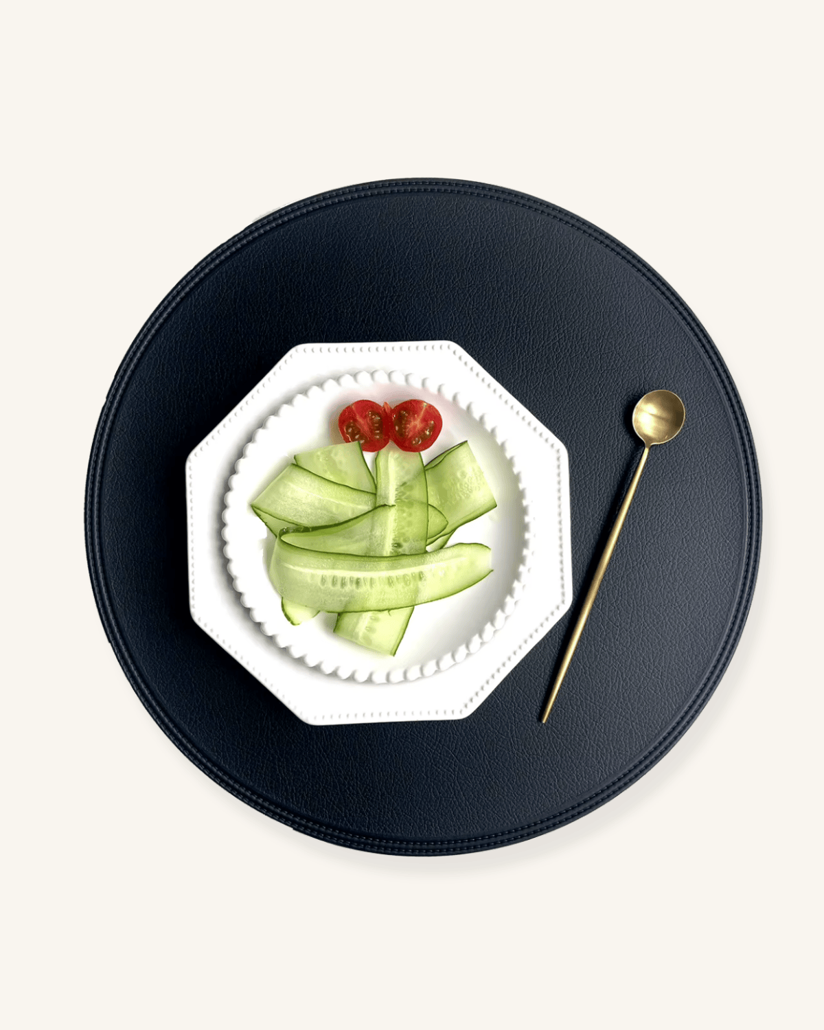 Set de table en simili cuir