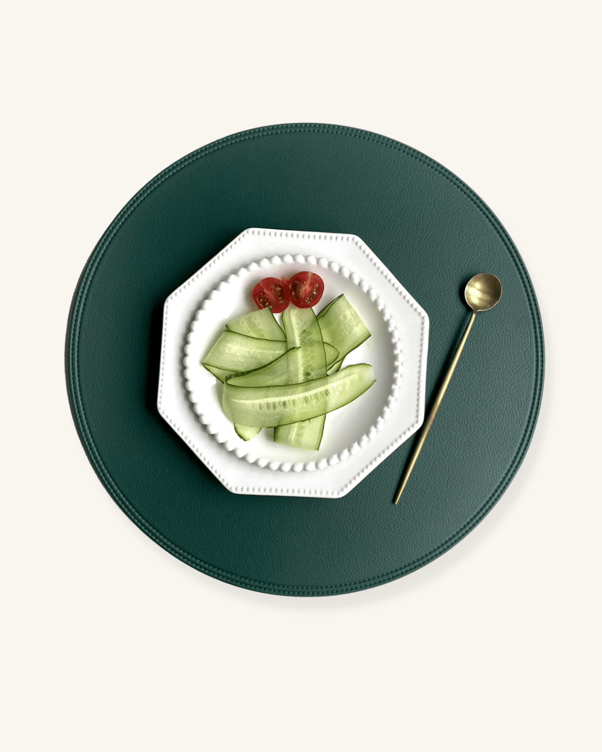 Set de table en simili cuir