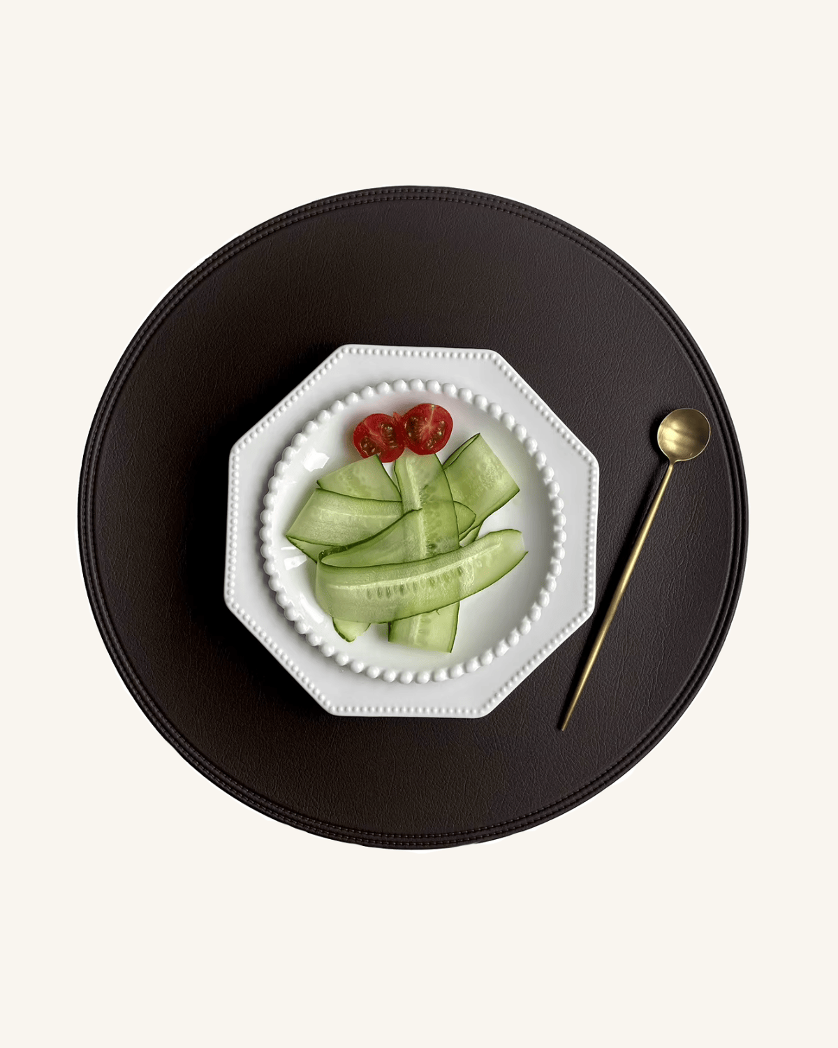 Set de table en simili cuir