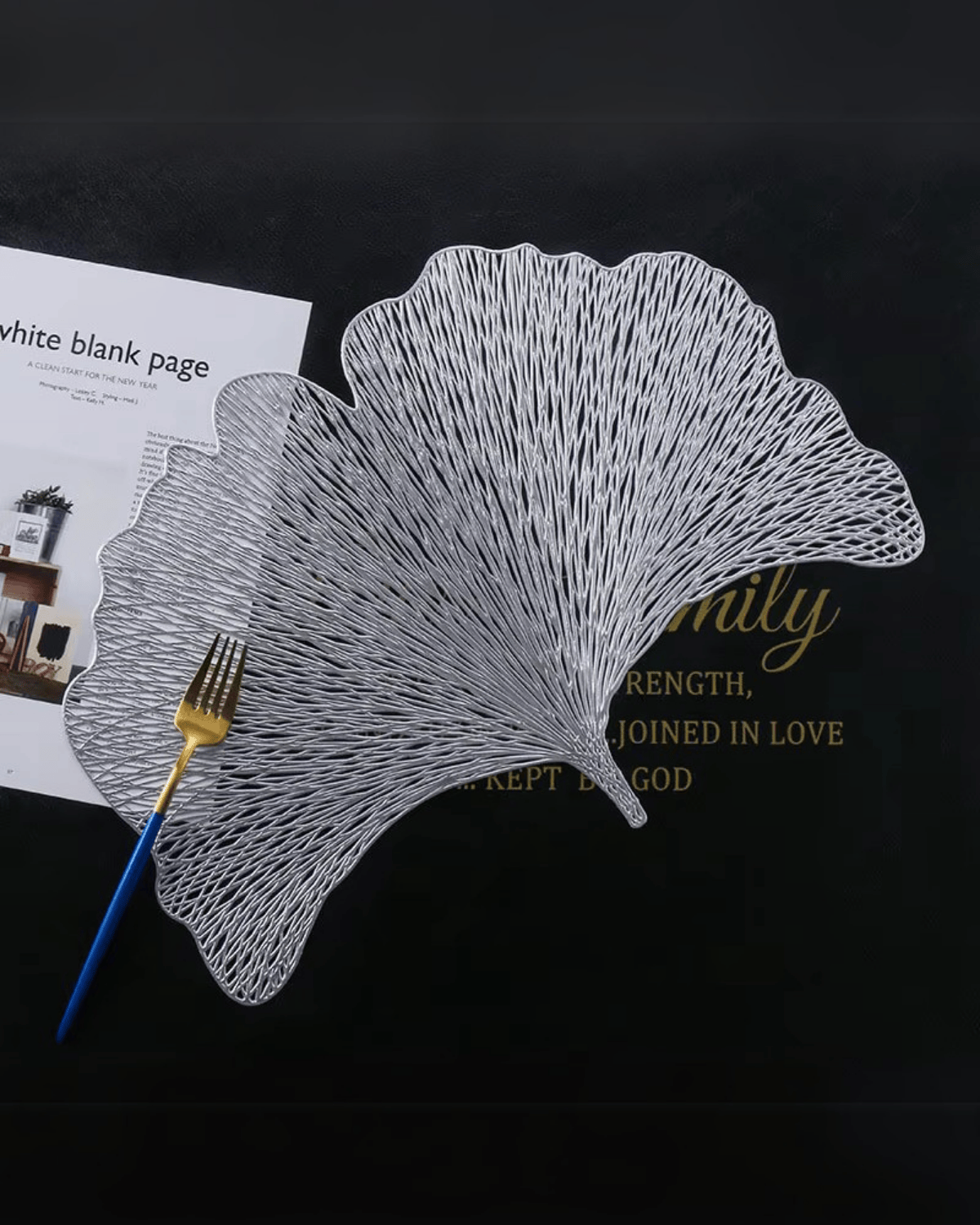 Set de table feuille