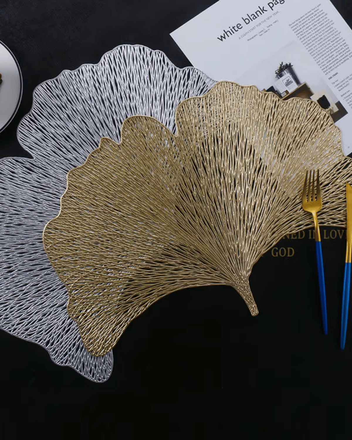 Set de table feuille