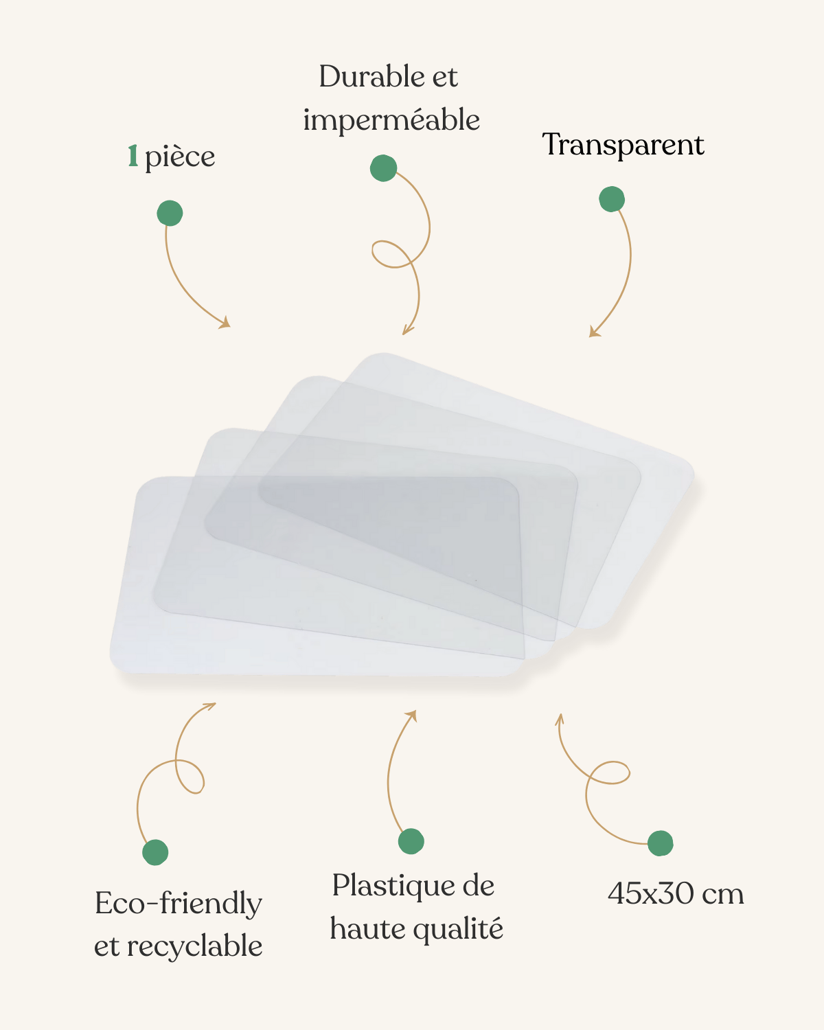 Set de table plastifié
