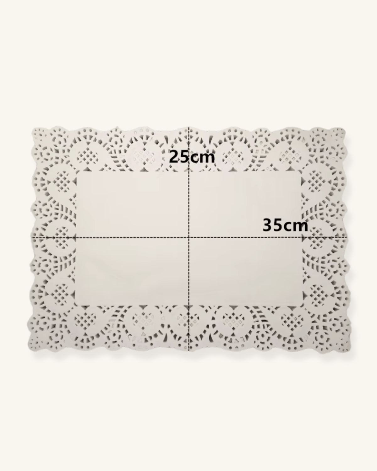 Set de table rectangulaire en papier jetable