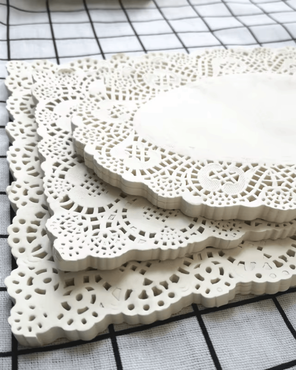 Set de table rectangulaire en papier jetable