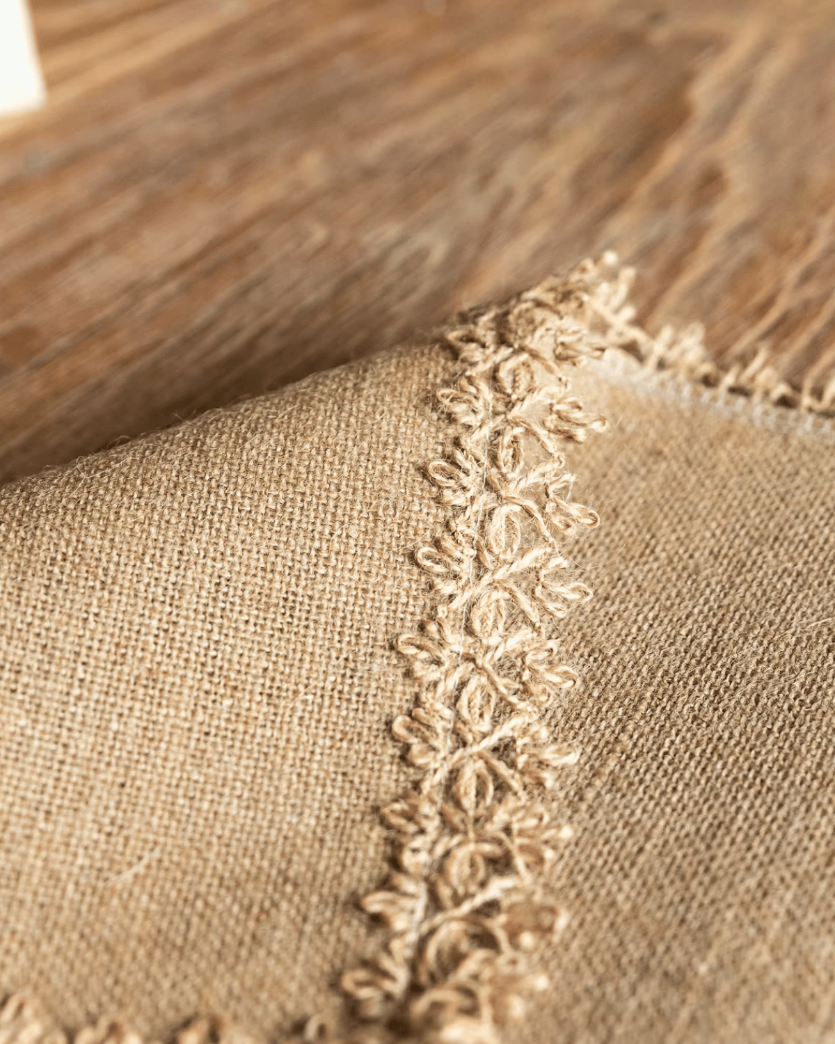 Set de table rond jute