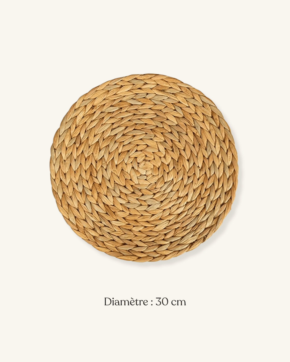 Set de table rond osier