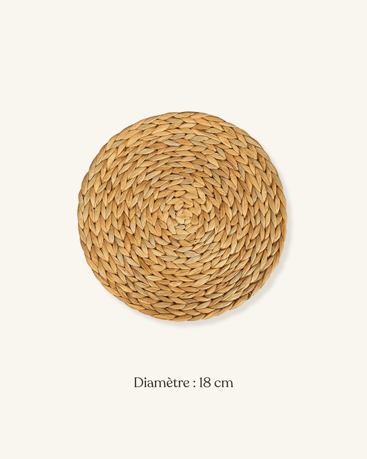 Set de table rond osier