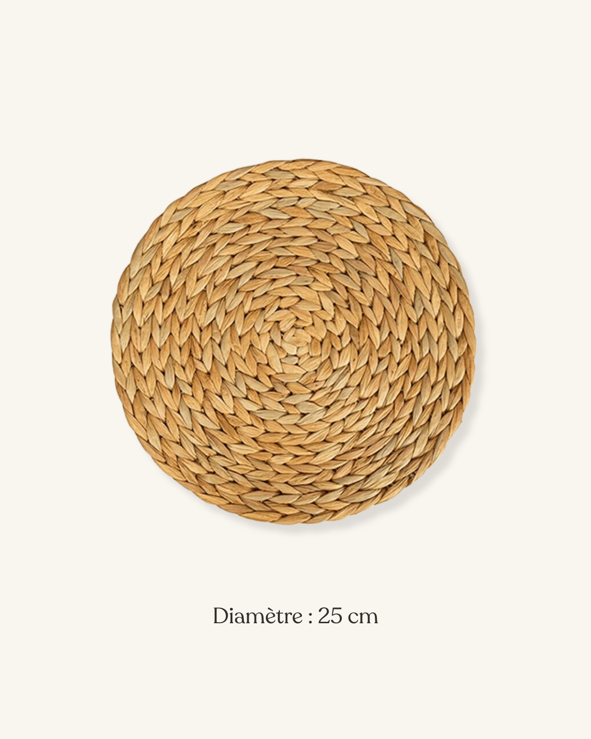 Set de table rond osier