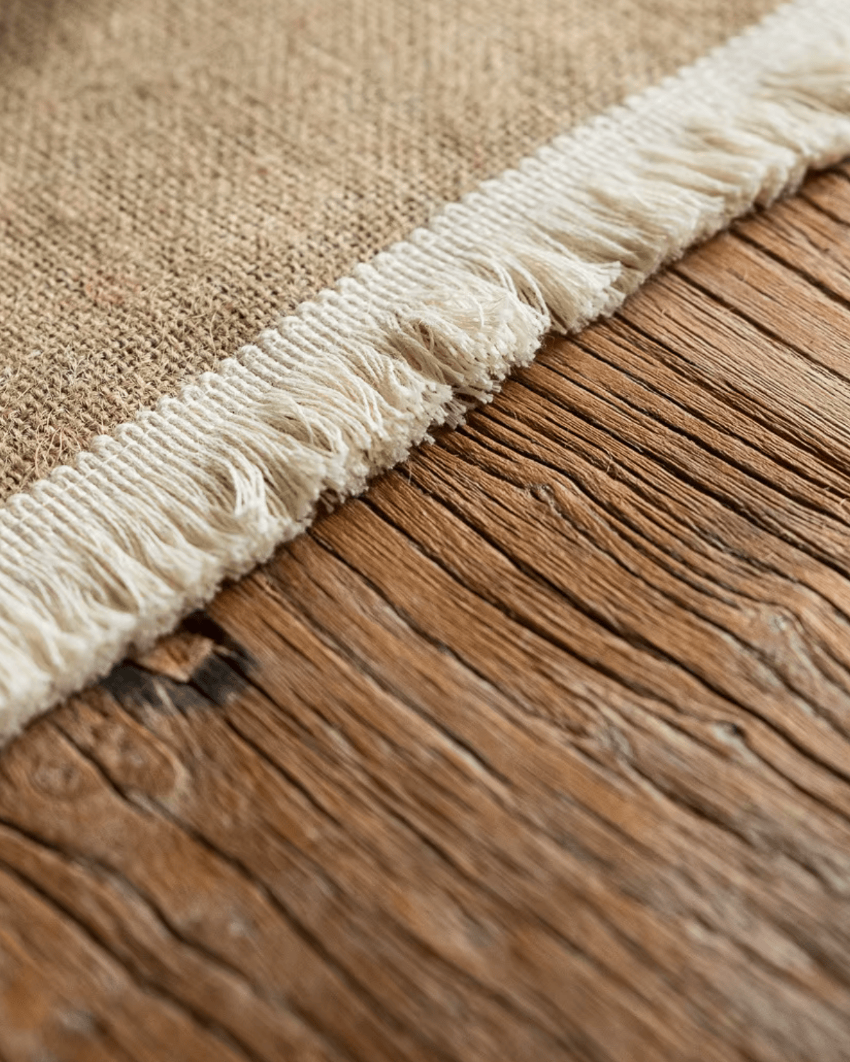 Set de table rond toile de jute